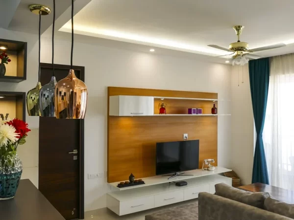 Zeus Compact TV Unit With Storage Drawers