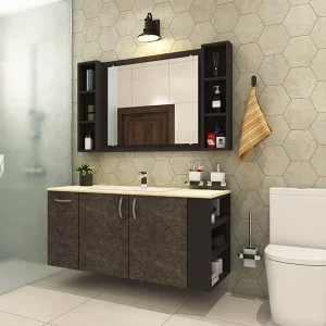 Rarity Modern Bathroom Cabinet with Open Storage