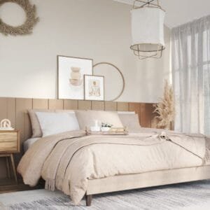 Spectacularly Beige Master Bedroom