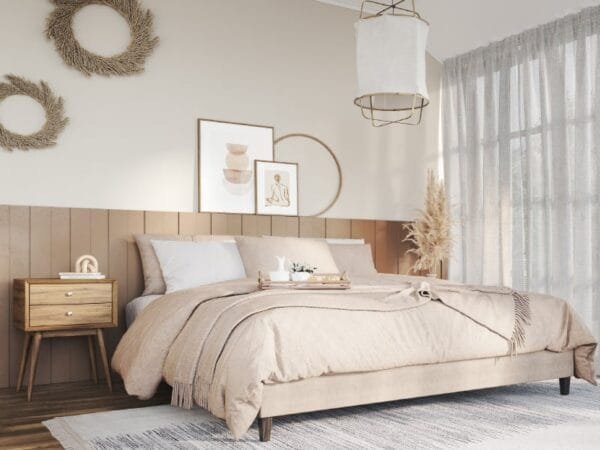 Spectacularly Beige Master Bedroom