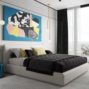 Minimally Modern Guest Bedroom