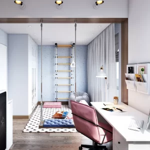 Candy Clouds Girls’ Bedroom