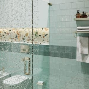Terrazzo Lagoon Bathroom Design