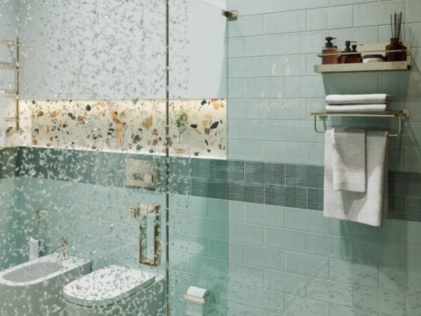 Terrazzo Lagoon Bathroom Design - Image 2