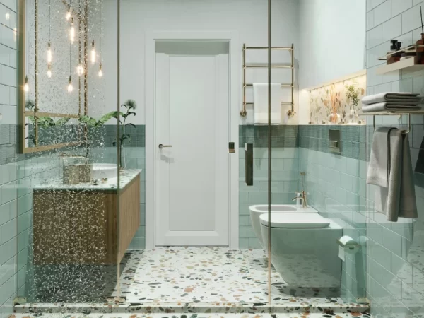 Terrazzo Lagoon Bathroom Design - Image 5