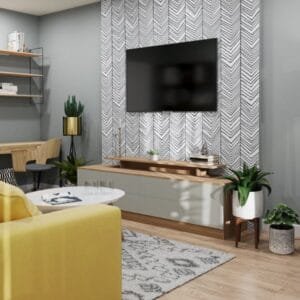 Urban Sunshine Living Room Design