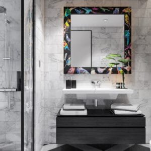 Monochrome Marvel Bathroom Design