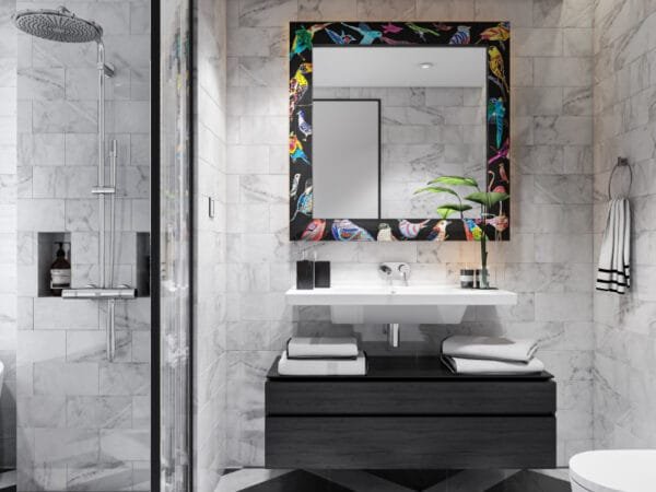 Monochrome Marvel Bathroom Design - Image 2