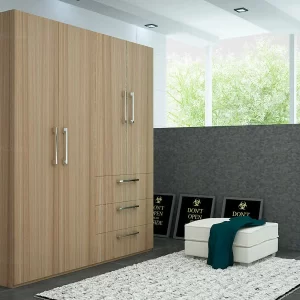 Fabien Straight Wardrobe in European Ash