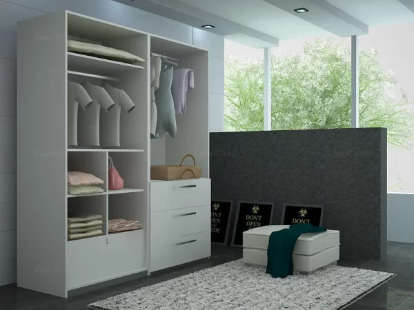 Fabien Straight Wardrobe in European Ash - Image 2