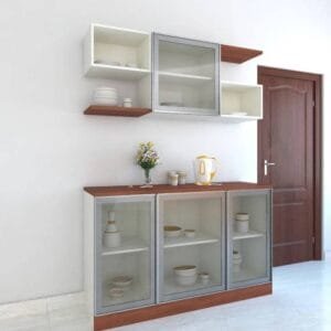 Sierra Glass Crockery Cabinet