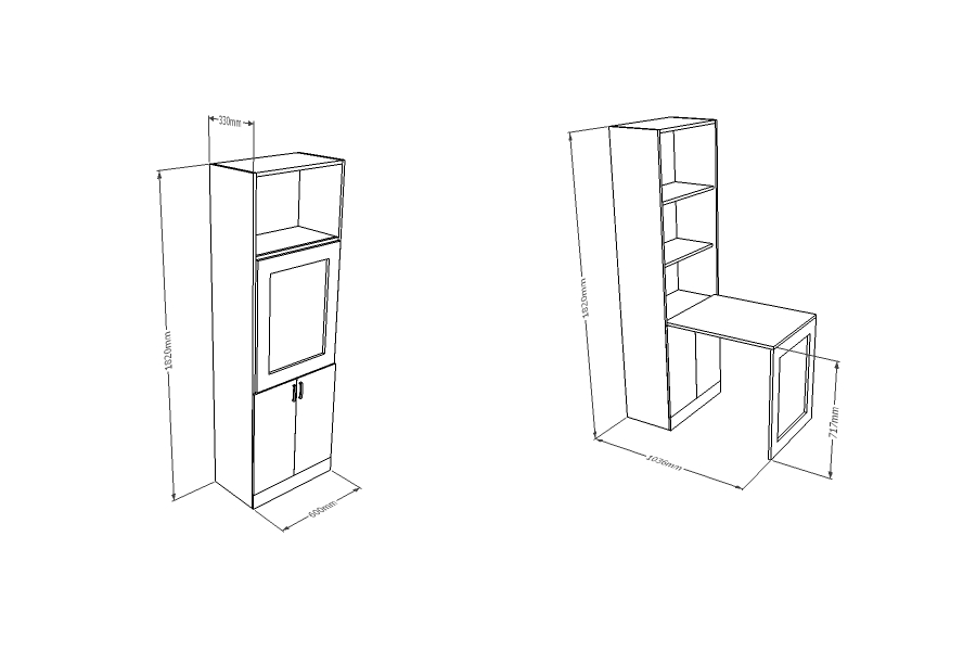 Space Saving Furniture: Floor Standing Table - Image 5