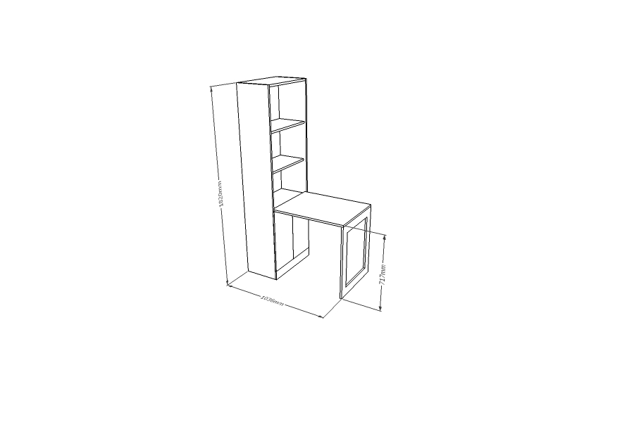 Space Saving Furniture: Floor Standing Table - Image 3