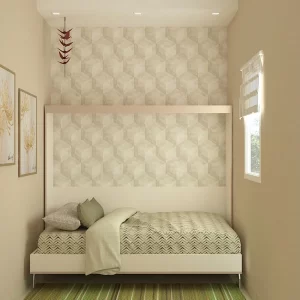 Space-Saving Furniture: Queen-Size Horizontal Wall-Mounted Folding Bed